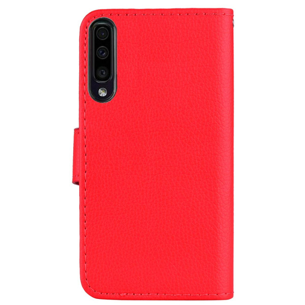 Kraftig støtdempende lommebokdeksel - Samsung Galaxy A70 Röd