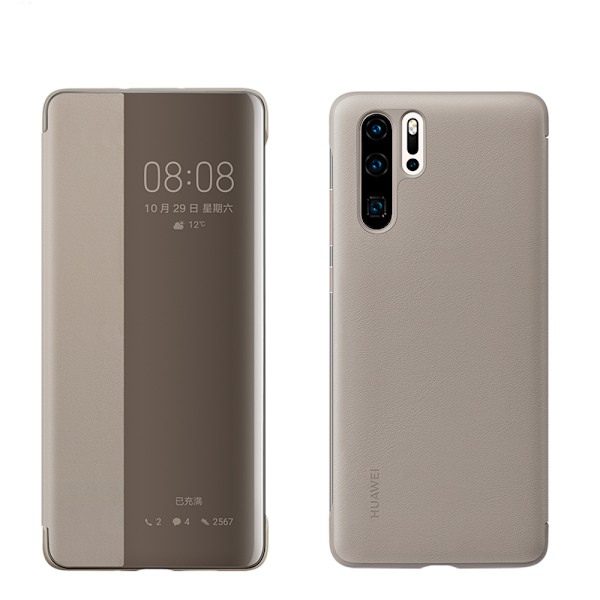 Huawei P30 Pro - Exklusivt Smart View Fodral (NKOBEE) Grå