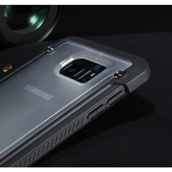 Samsung Galaxy S7 Edge - NANO-HYBRID-Stødabsorberende etui Blå