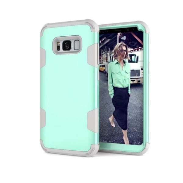 Elegant Skyddsskal till Samsung Galaxy S8+ Aquablå/Grå