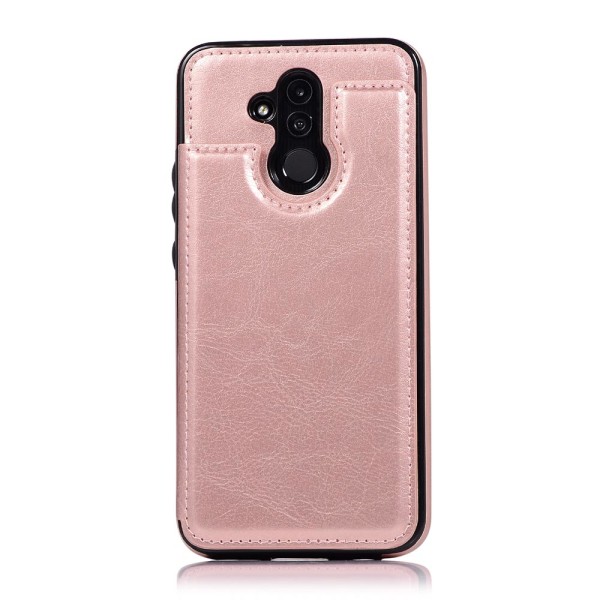 Huawei Mate 20 Lite - stødabsorberende robust cover med kortrum Roséguld