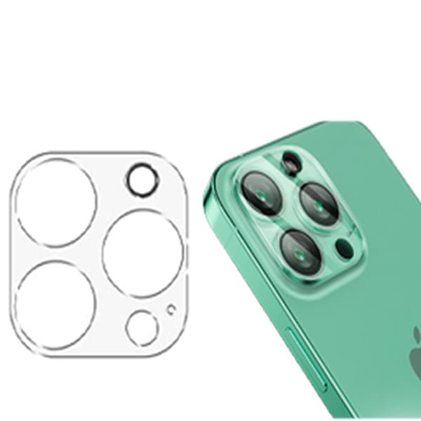 2-PACK Kameralinsskydd Standard HD 0,3mm iPhone 14 Pro Max Transparent