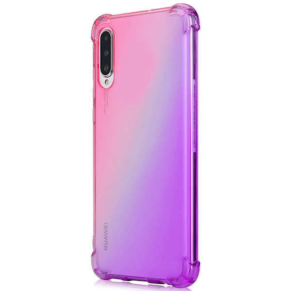 Genomtänkt Silikonskal - Huawei P30 Rosa/Lila