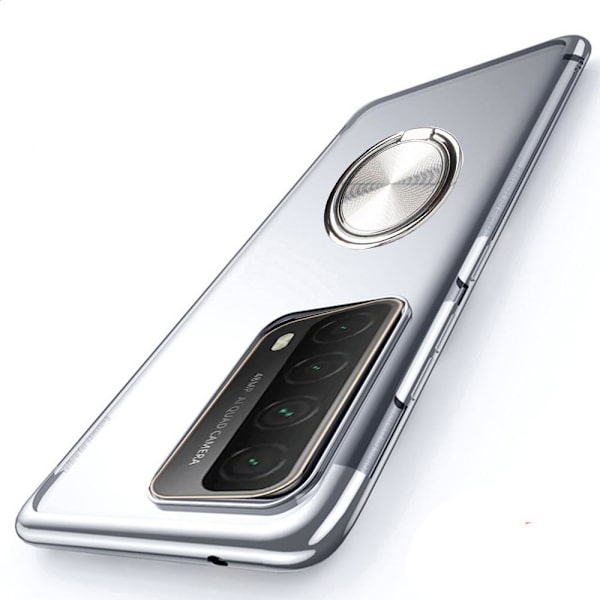 Smidigt Skal med Ringhållare - Huawei P Smart 2021 Blå