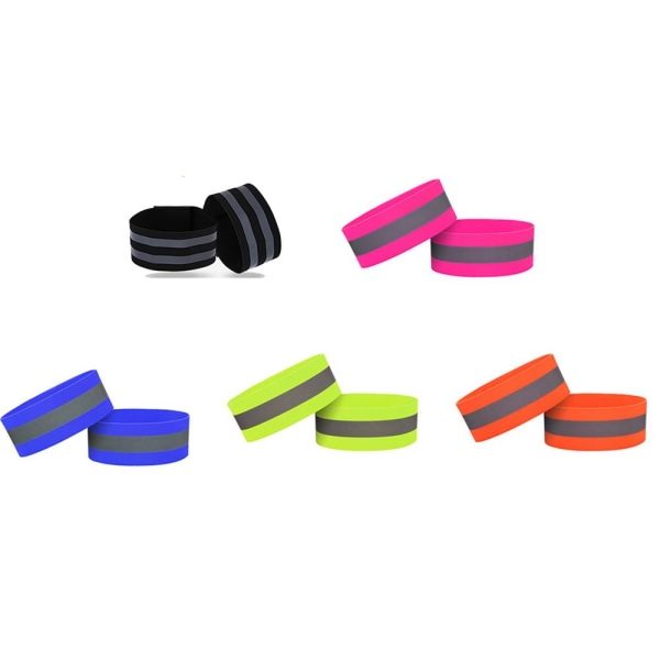 Hållbar Elastiskt Synligt Reflexband Rosa