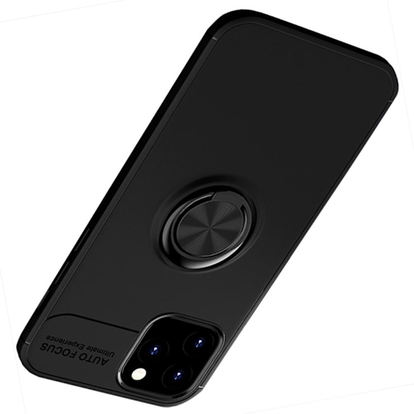 Stötdämpande Skal med Ringhållare - iPhone 12 Pro Max Svart