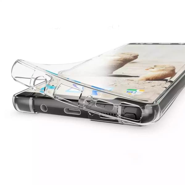 Samsung Galaxy S10 Plus - North Dobbelt Silikoneskal Rosa