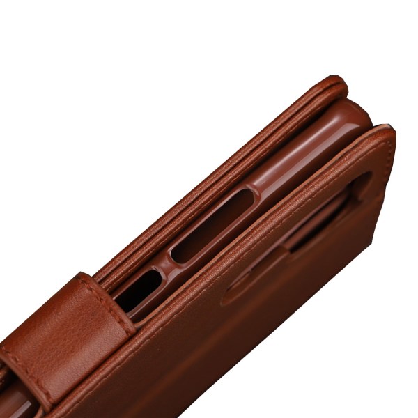 Huawei P30 Pro - Effektivt stilig lommebokdeksel Brun