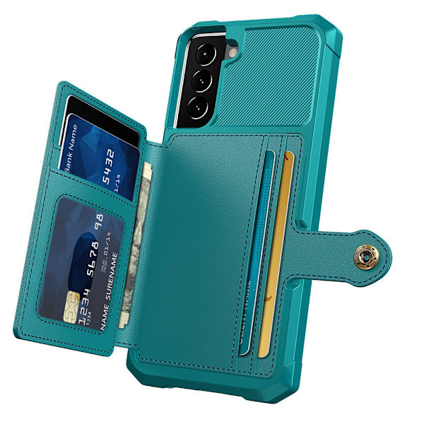 Effektivt etui med kortrum - Samsung Galaxy S22 Roséguld