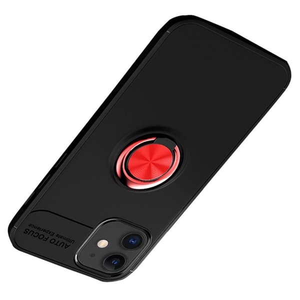 Stilfuldt beskyttelsescover med ringholder - iPhone 12 Blå