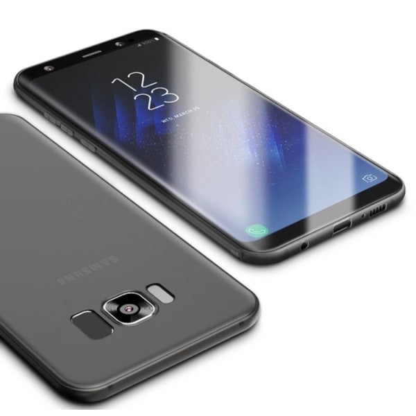 LEMAN Samsung Galaxy S7 Edgen tyylikäs silikonikotelo Ljusrosa