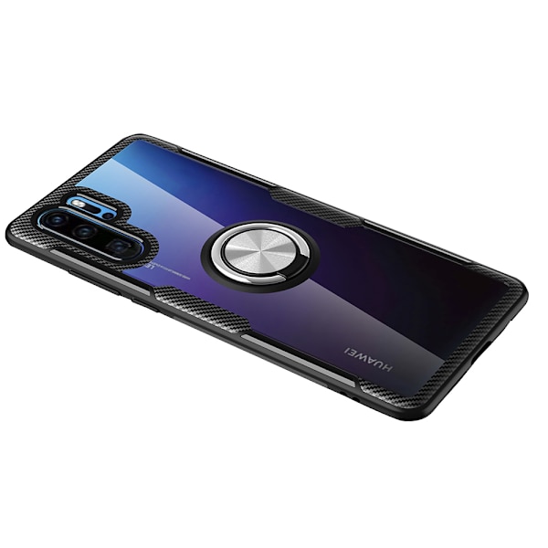 Hybridskal med Ringhållare - Huawei P30 Pro Marinblå/Silver