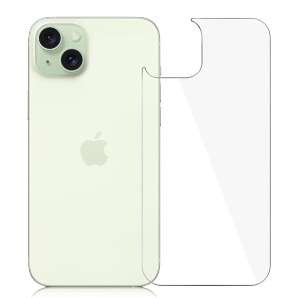 2-pack iPhone 15:n 0,3 mm:n takasuojakalvo Transparent