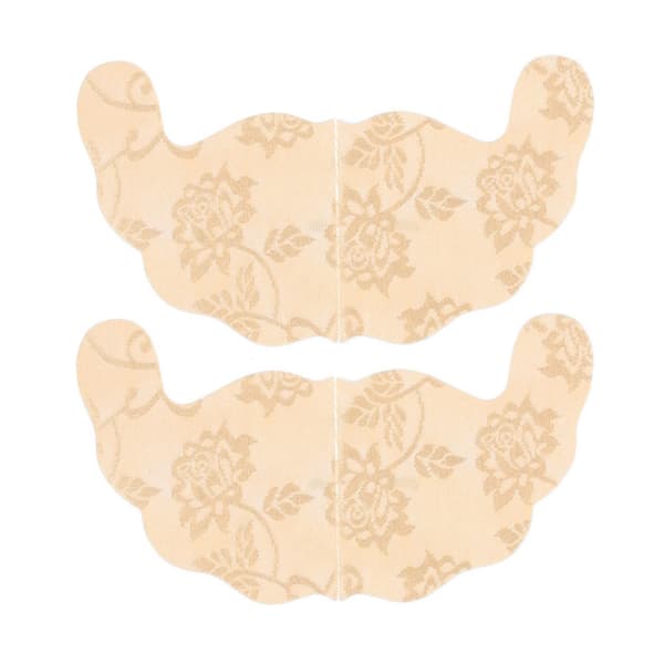 Elegant 1-Par Självhäftande Spets Bröst Tejp Beige B