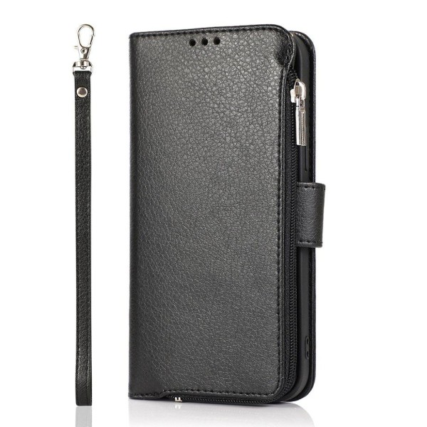Tyylikäs käytännöllinen lompakkokotelo - iPhone 12 Mini Svart