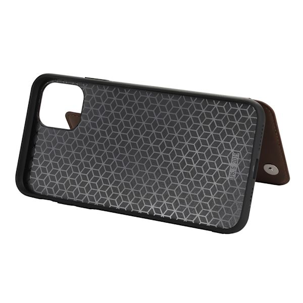 iPhone 11 Pro Max - Skyddsskal med Korthållare Mörkblå