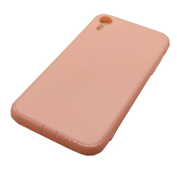 Beskyttende silikondeksel - iPhone XR (NKOBEE) Ljusrosa