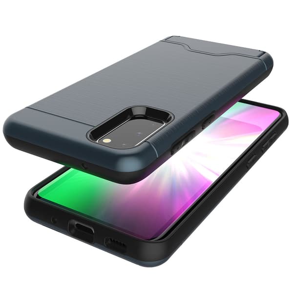 Glat Jensen Cover med kortholder - Samsung Galaxy S20 Grön