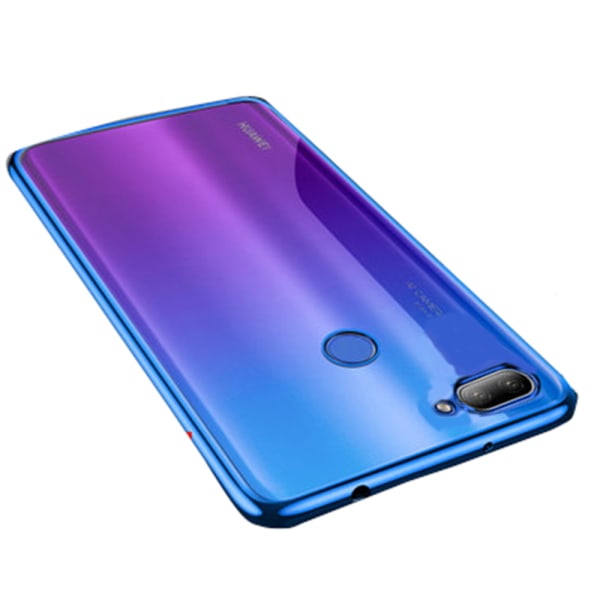 Huawei P Smart 2018 - Beskyttende silikondeksel fra Floveme Blå
