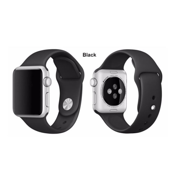 Apple Watch 42/44/45/49mm -  NORTH EDGE Stilrena Silikonarmband Marinblå L