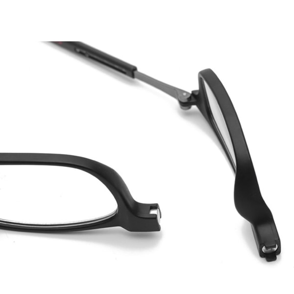 Magnetiske Læsebriller med elastisk Snøre Grå / Röd +3.5