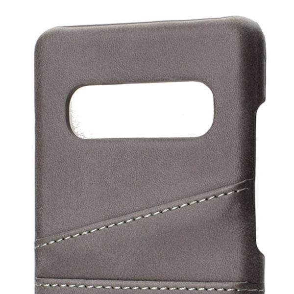 Samsung Galaxy S10e - Etui med kortholder Grå