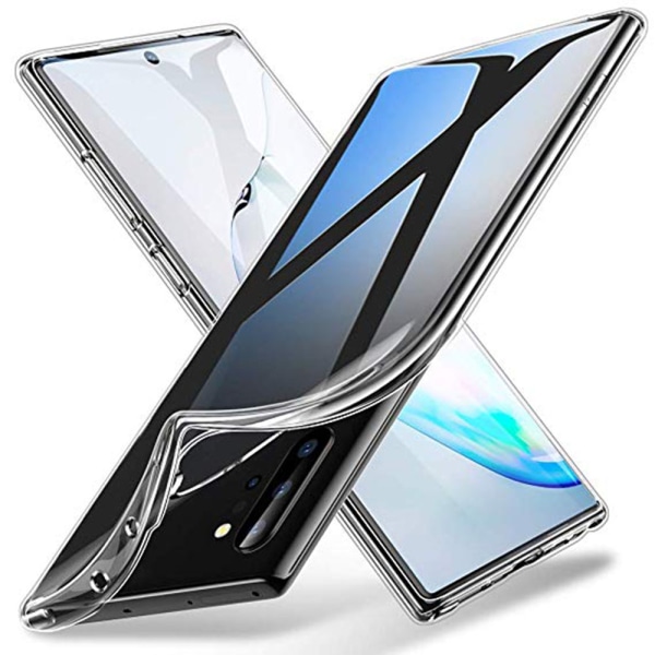 Samsung Galaxy Note 10 Plus - Stilrent Silikonskal Transparent/Genomskinlig