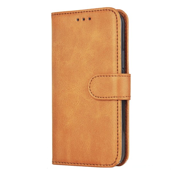iPhone 15 PU-läderfodral - (2-kortfack) Grå