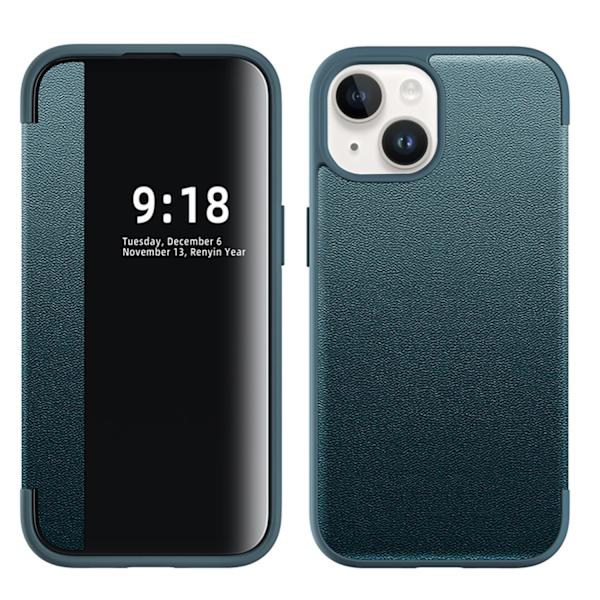 iPhone 13 mini PU-läderfodral med Smart Design Grön