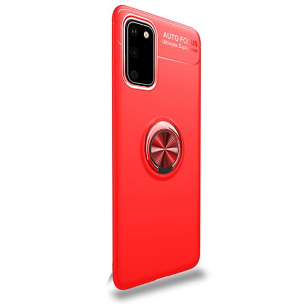 Kraftfuldt cover med ringholder - Samsung Galaxy S20 Blå Blå