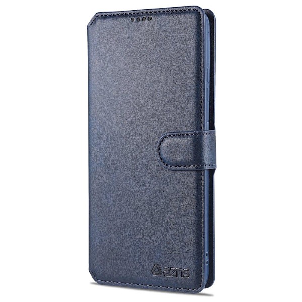 Stilfuldt pung etui - Samsung Galaxy S21 Ultra Blå