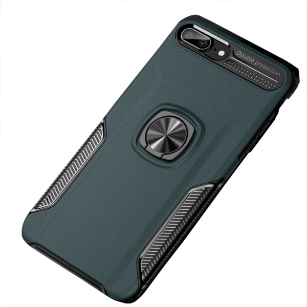 iPhone 6/6S - Eksklusivt cover med støtteben (LEMAN) Marinblå