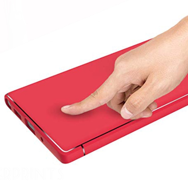 Samsung Galaxy Note10+ - Kansi sormustelineellä Röd/Röd