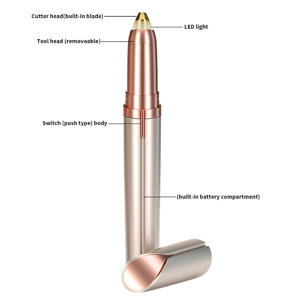 Holdbar Epilator Roséguld