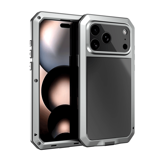 iPhone 17 Pro Skyddsskal i Aluminium  Robust, Stilrent & Greppvänligt Svart