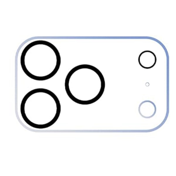 iPhone 17 Pro Linsskydd 3-pack  Ultratunt & Effektivt