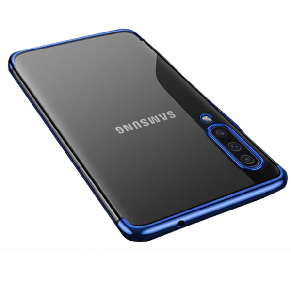 Samsung Galaxy A50 - Ainutlaatuinen iskuja vaimentava silikonisuoja FLOVEME Roséguld
