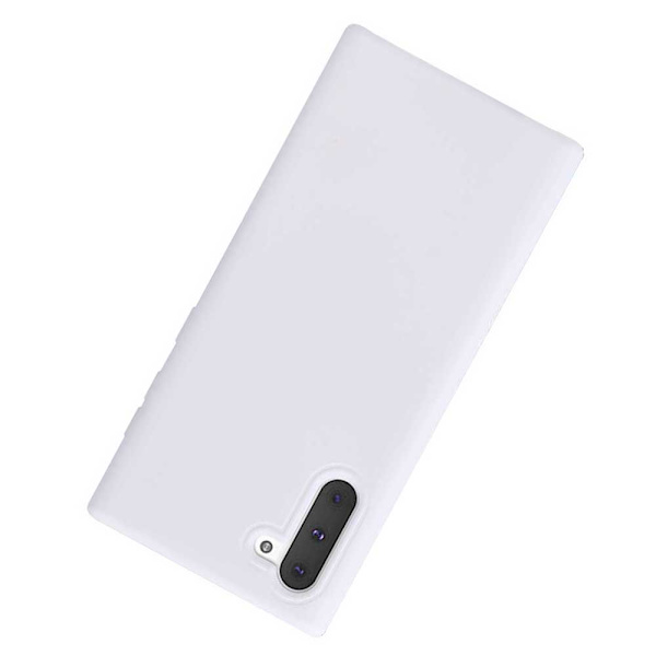 Stötdämpande Matt Silikonskal (NKOBEE) - Samsung Galaxy Note10 Mörkblå