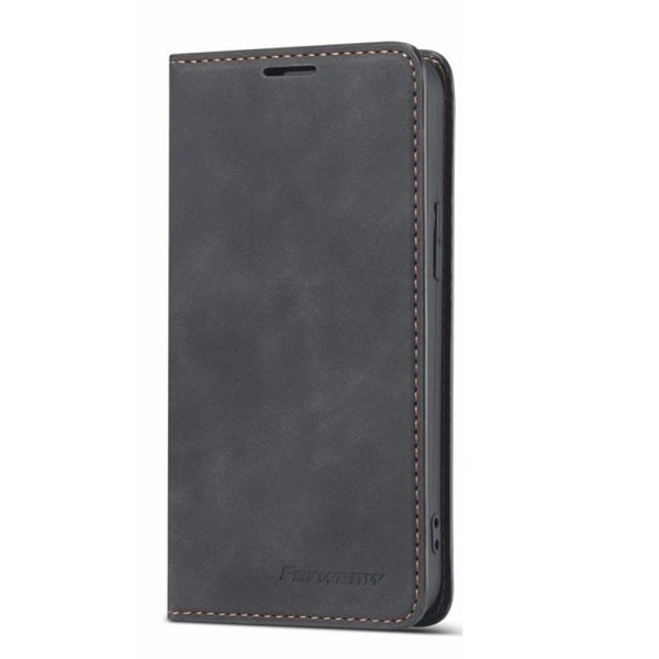 Stilig lommebokdeksel - iPhone 12 Pro Max Svart