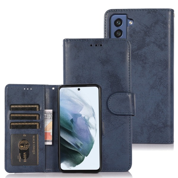 Smooth Wallet Case - Samsung Galaxy S21 FE Himmelsblå
