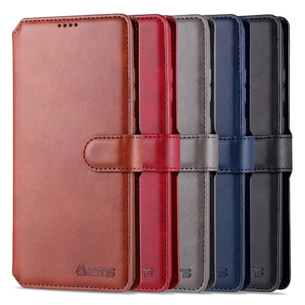 Glat (Azns) pung etui - Samsung Galaxy A71 Svart