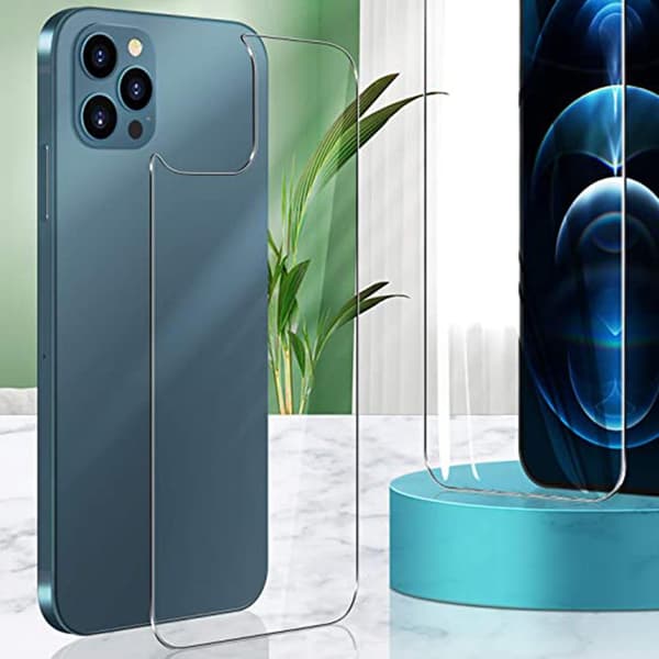 2-PACK iPhone 12 Pro Max Takakannen Näytönsuoja 9H 0,3mm Transparent