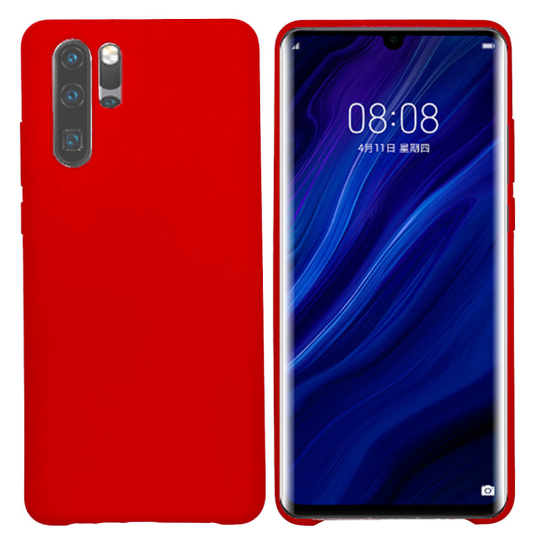 Huawei P30 Pro – kestävä älykäs silikonisuojus (NKOBEE) Röd