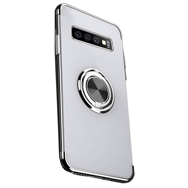 Samsung Galaxy S10 - Cover med ringholder Blå