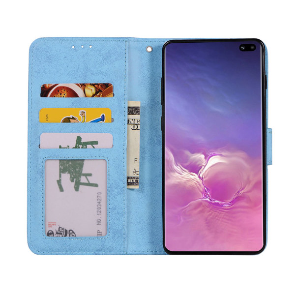 Samsung Galaxy S10 - Smart Dubbelfunktion Fodral Lila