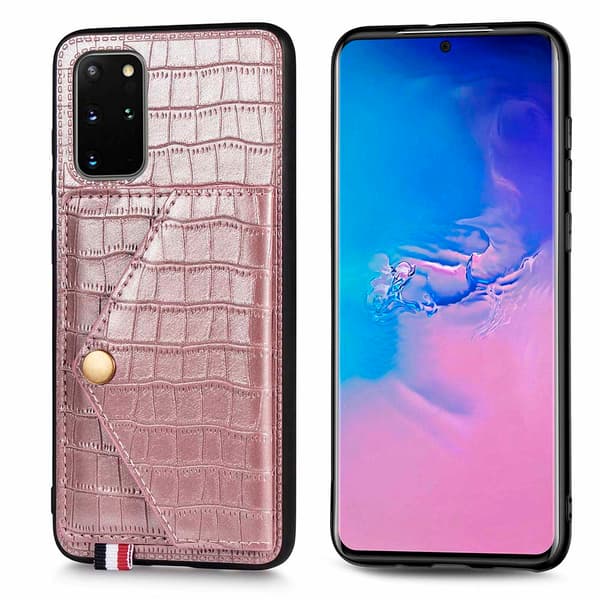 Robust Skal med Korthållare - Samsung Galaxy S20 Plus Blå