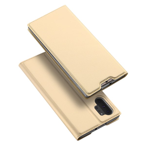 Stilsäkert Plånboksfodral - Samsung Galaxy Note10+ Guld