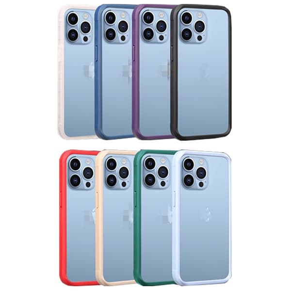 iPhone 13 - Lyxigt Matt Skal med Stötskydd Lila