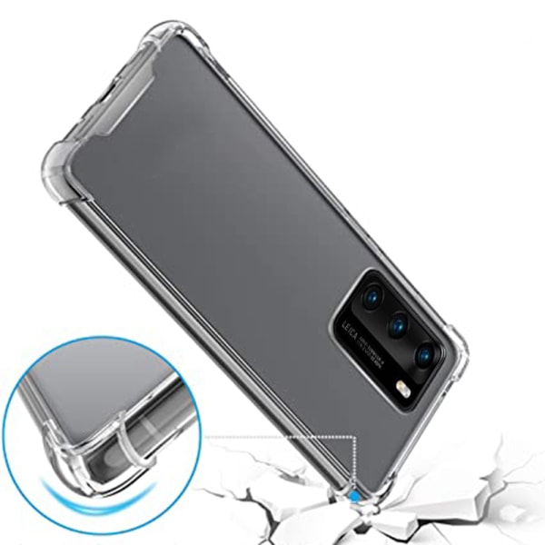 Huawei P40 - Kraftfuldt beskyttelsescover Transparent/Genomskinlig