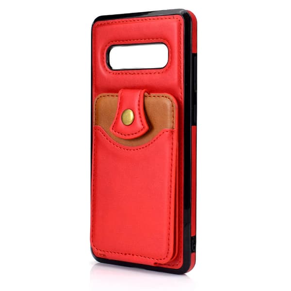 Effektivt etui med kortholder - Samsung Galaxy S10 Mörkblå